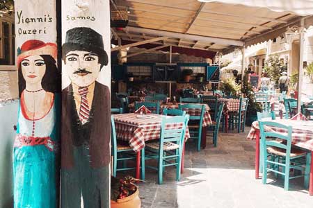 Yiannis Ouzeri Restaurant Samos